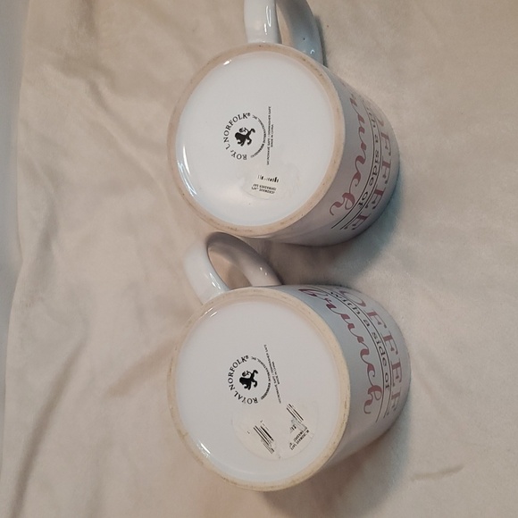 Coffee with a side of brunch Mugs / cups/ coffee cups set of 2 royalnorfolk - Picture 4 of 5